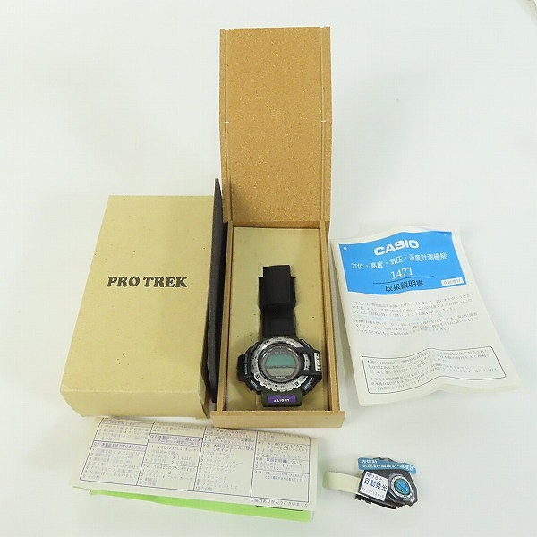 実際に弊社で買取させて頂いたCASIO/カシオ PROTREK/プロトレック PRT-40BJ-3【動作未確認】 の画像 9枚目
