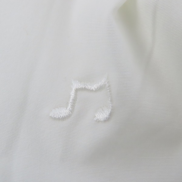 実際に弊社で買取させて頂いたNUMBER (N)INE DENIM/ナンバーナインデニム フロント音符柄 長袖シャツ Mの画像 6枚目