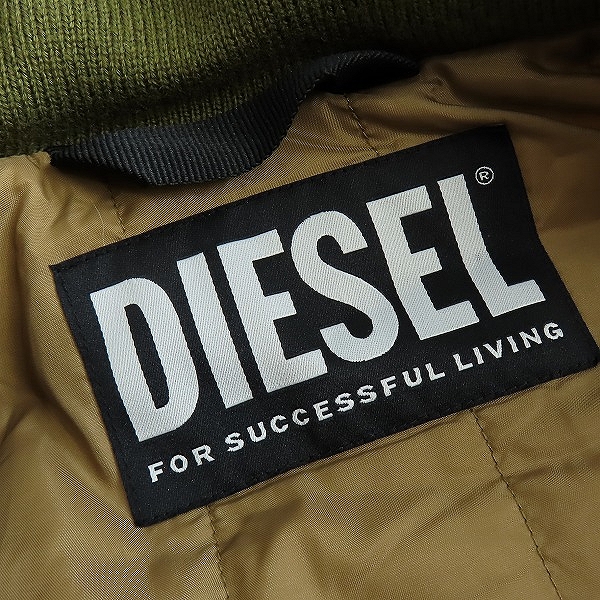 実際に弊社で買取させて頂いたDIESEL/ディーゼル W-POW-TEDDY JACKET/マルチカラー 中綿 ブルゾン/ジャケット A03031/Lの画像 2枚目