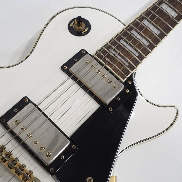実際に弊社で買取させて頂いた★Epiphone/エピフォン Les Paul Custom Pro/レスポールカスタム プロ コイルタップ＆フェイズ搭載 ソフトケース付の画像 4枚目