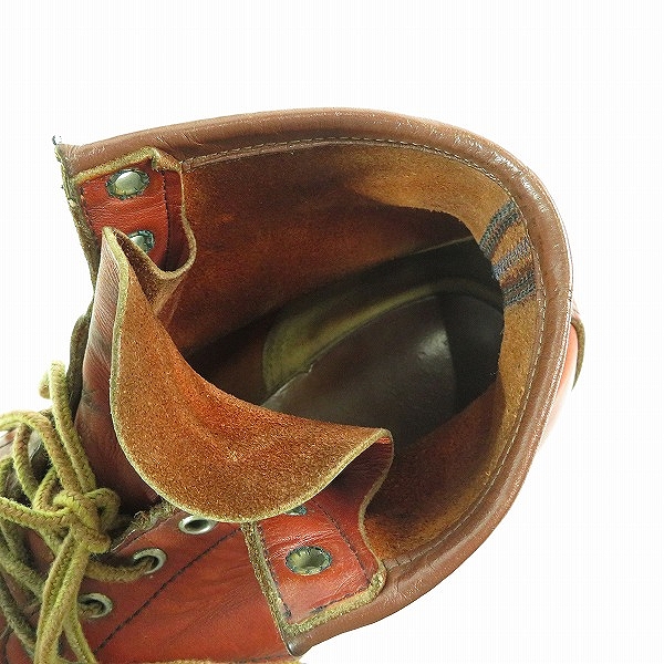 実際に弊社で買取させて頂いたRED WING/レッドウィング 半円犬タグ アイリッシュセッター ブーツ 875/8.5Eの画像 4枚目