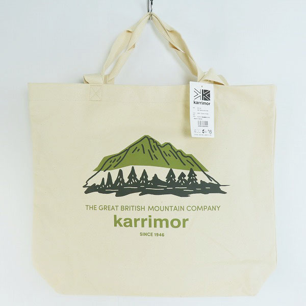 実際に弊社で買取させて頂いた【未使用】Karrimor/カリマー キャンバス トートバッグ 501119-0523