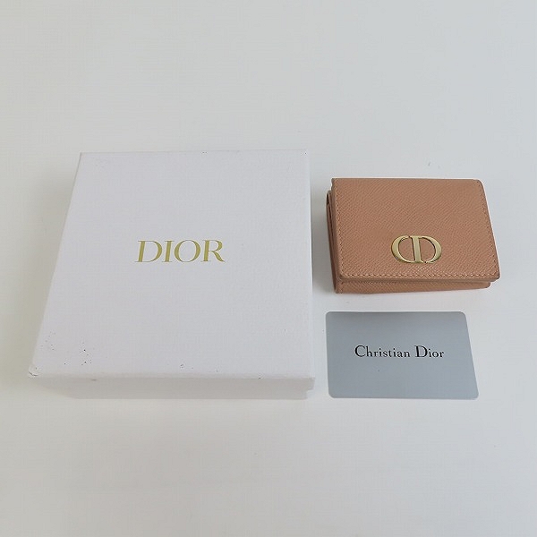 実際に弊社で買取させて頂いたDior/ディオール 三つ折り財布 レザーの画像 9枚目