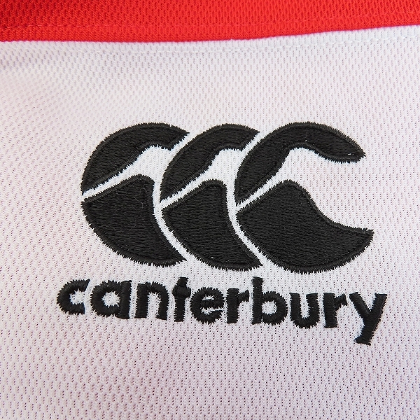 実際に弊社で買取させて頂いたCANTERBURY/カンタベリー 2014年 ラグビー日本代表ファーストレプリカシャツ RG33530 /3Lの画像 6枚目