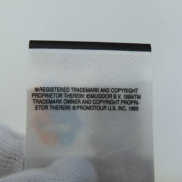 実際に弊社で買取させて頂いたTHE ROLLING STONES/ザローリングストーンズ コピーライト1989/90S/ヴィンテージ TOKYO1990東京ツアー Tシャツ XLの画像 3枚目