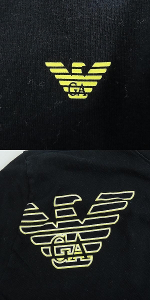 実際に弊社で買取させて頂いたEMPORIO ARMANI/エンポリオアルマーニ UNDERWEAR ロゴプリント 半袖Tシャツ/Mの画像 5枚目
