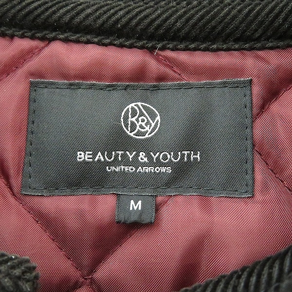 実際に弊社で買取させて頂いたBEAUTY&YOUTH UNITED ARROWS/ビューティーアンドユース  キルティングジャケット 1225-699-5122/Mの画像 2枚目