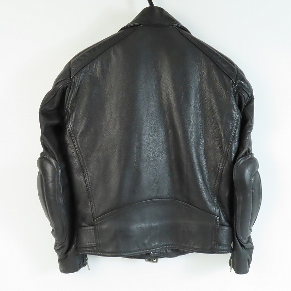 実際に弊社で買取させて頂いたYAMAHA/ヤマハ ダブルライダース L ブラック 日本製 Mの画像 1枚目