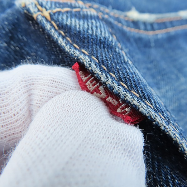 実際に弊社で買取させて頂いたLEVI'S/リーバイス 1947モデル  復刻 501XX 赤耳 デニムパンツ 47501-0047 /W34 L34の画像 3枚目