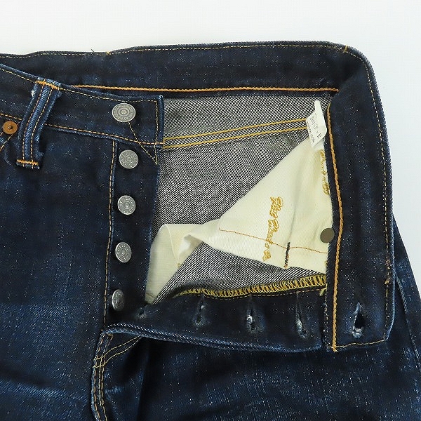 実際に弊社で買取させて頂いたTHE FLAT HEAD/フラットヘッド ボタンフライ デニムパンツ/ジーンズ/31の画像 4枚目