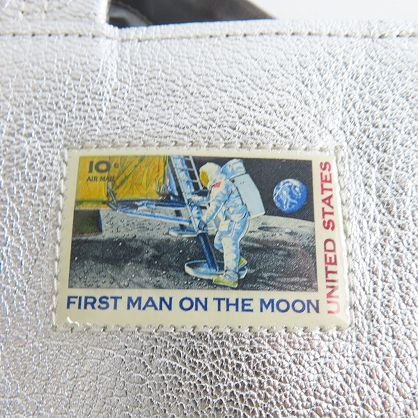 実際に弊社で買取させて頂いたCOXCOMB × BEAMS× NASA/コックスコーム×ビームス×ナサ Planets/プラネッツ ゴートレザー トートバッグ の画像 5枚目