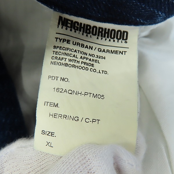 実際に弊社で買取させて頂いたNEIGHBORHOOD/ネイバーフッド HERRING/C-PT カーゴ パンツ 162AQNH-PTM05/XLの画像 6枚目