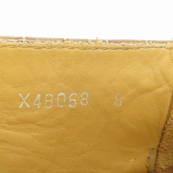 実際に弊社で買取させて頂いたEMPORIO ARMANI/エンポリオ アルマーニ クロコ型押し ドライビングシューズ/X4B058/8の画像 5枚目