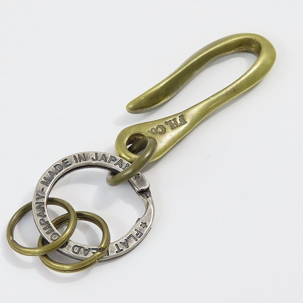 実際に弊社で買取させて頂いたTHE FLAT HEAD/フラットヘッド キーホルダー/キーリング