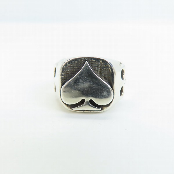 実際に弊社で買取させて頂いたFLASH POINT/フラッシュポイント スペード＆スカル リング/21.5号の画像 1枚目