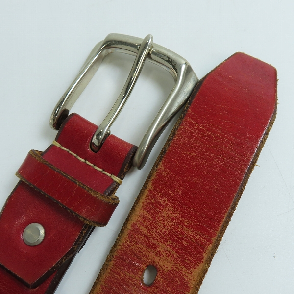 実際に弊社で買取させて頂いたEVISU/エヴィス 恵美寿屋 レザーベルトの画像 1枚目