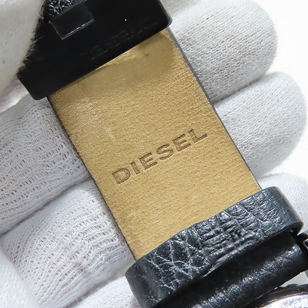 実際に弊社で買取させて頂いたDIESEL/ディーゼル フランチャイズ ミラーガラス 腕時計 DZ-4311【動作未確認】の画像 4枚目