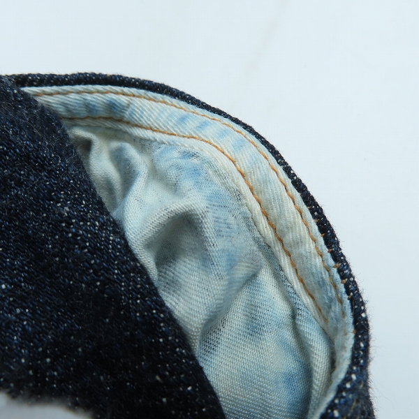 実際に弊社で買取させて頂いたEVISU/エヴィス Lot.2000 No.1 SPECIAL 30周年記念」 GATAGATA 黒カモメ デニムパンツ/40×32の画像 5枚目