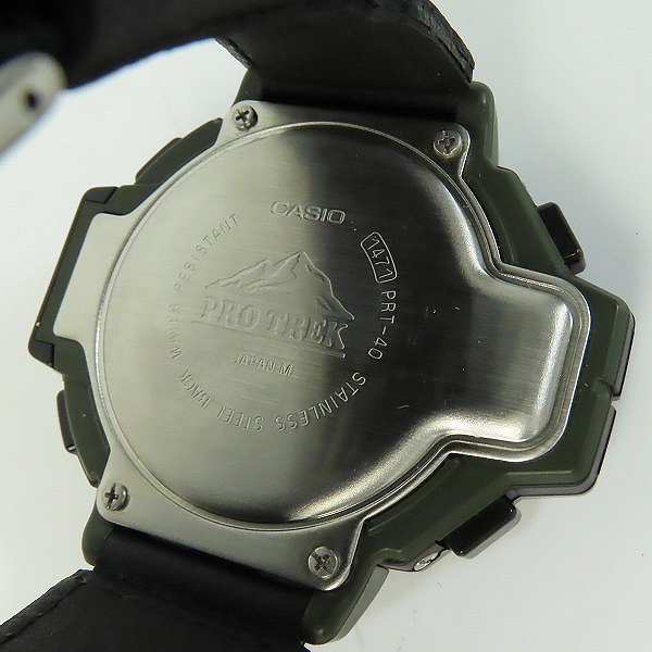 実際に弊社で買取させて頂いたCASIO/カシオ PROTREK/プロトレック PRT-40BJ-3【動作未確認】 の画像 3枚目