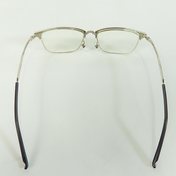 実際に弊社で買取させて頂いた999.9/フォーナインズ TITANIUM チタニウム メガネフレーム S-161Tの画像 3枚目