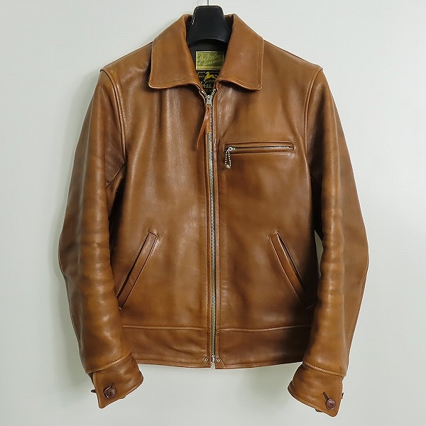 実際に弊社で買取させて頂いたThe REAL McCOYS/リアルマッコイズ HORSEHIDE/ホースハイド スポーツジャケット ブラウン/38