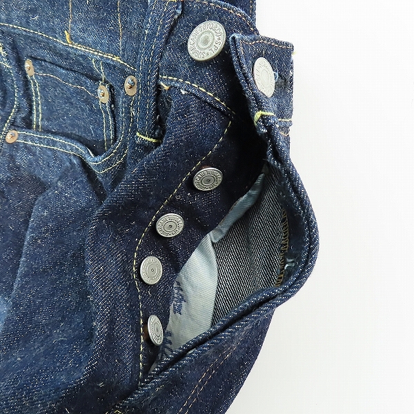 実際に弊社で買取させて頂いたSUGAR CANE/シュガーケーン 沖縄砂糖黍 デニム 2WAY ショルダー トートバッグの画像 7枚目