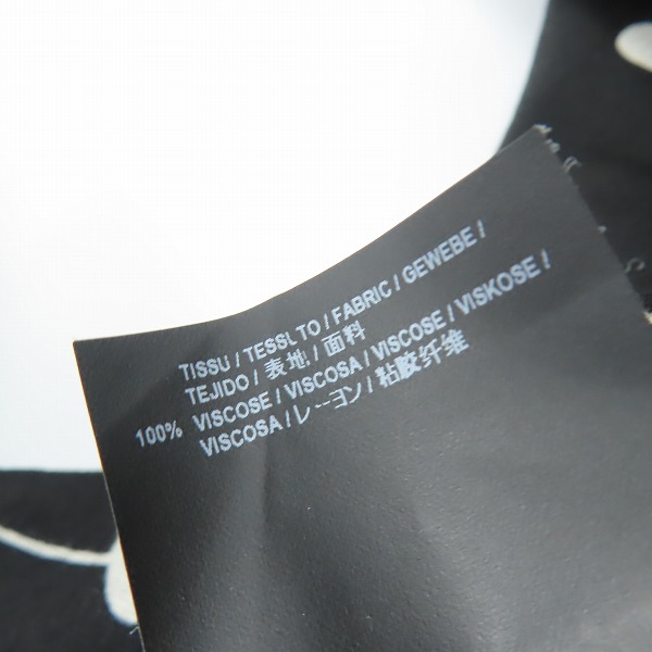 実際に弊社で買取させて頂いた【未使用】SAINT LAURENT PARIS/サンローランパリ 音符/総柄 ロングスリーブ/長袖 シャツ 376916 Y325N/ブラック/39の画像 4枚目