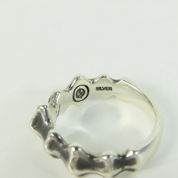 実際に弊社で買取させて頂いた【ワランティ付き】Bloody Mary/ブラッディマリー Void/ヴォイド シルバー リング/19号の画像 3枚目