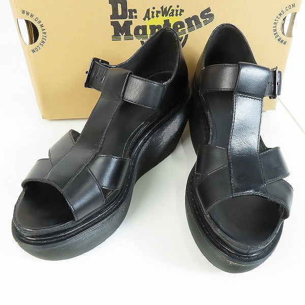実際に弊社で買取させて頂いたDr.Martens/ドクターマーチン ADAYA/アダヤ ウェッジソール クロスストラップサンダル 15767001/UK5
