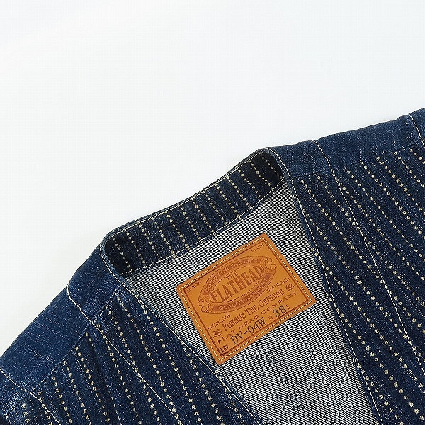 実際に弊社で買取させて頂いたFLATHEAD/フラットヘッド ワークベスト/38の画像 4枚目