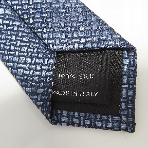 実際に弊社で買取させて頂いたTOM FORD/トムフォード イタリア製 シルク チェック柄 ネクタイの画像 4枚目