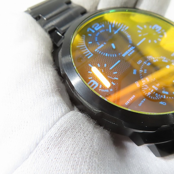 実際に弊社で買取させて頂いたDIESEL/ディーゼル マシナス 腕時計 DZ-7362【動作未確認】の画像 5枚目