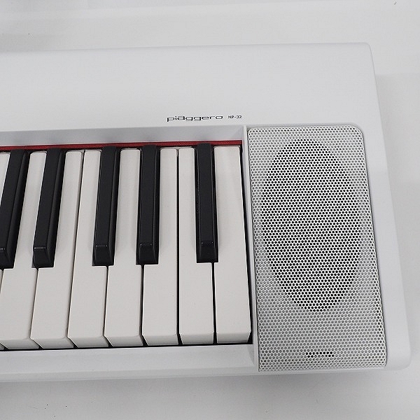 実際に弊社で買取させて頂いた★YAMAHA/ヤマハ piaggero/ピアジェーロ NP-32WH 電子キーボード 76鍵 2019年製 ペダル付【動作確認済】 の画像 3枚目