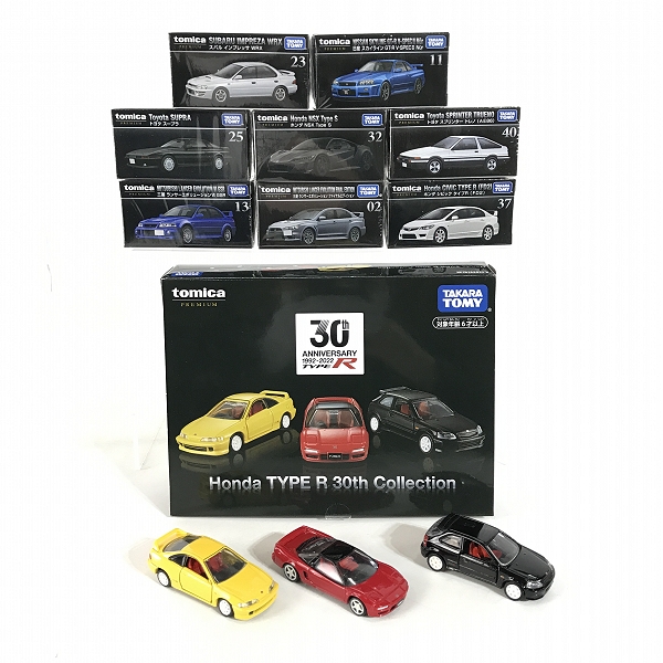 実際に弊社で買取させて頂いた【おまとめ/未開封含む】タカラトミー トミカ プレミアム ホンダ/トヨタ/日産 他 86/スカイライン/シビック 等 ミニカー