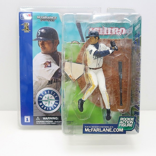 実際に弊社で買取させて頂いた 【未開封】MCFARLANE/マクファーレン SPORTSPICKS イチロー マリナーズ フィギュア