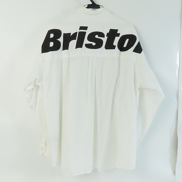 実際に弊社で買取させて頂いたF.C. Real Bristol/エフシーレアルブリストル  23SS BIG LOGO L/S BAGGY SHIRT 長袖シャツ FCRB-230079/L
