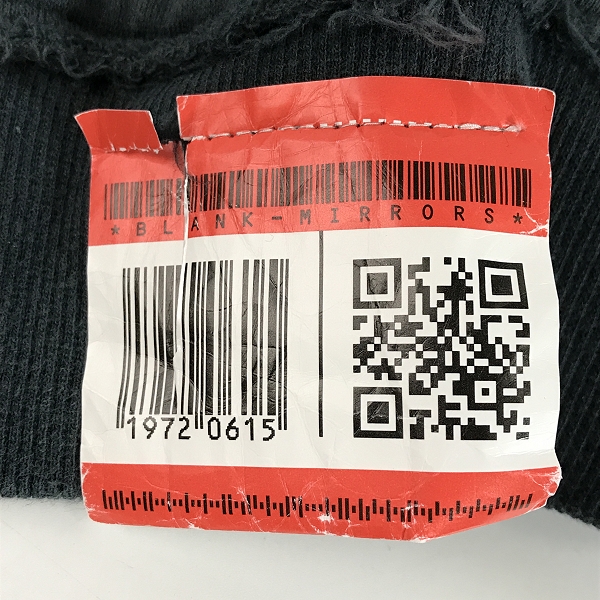 実際に弊社で買取させて頂いたMIHARA YASUHIRO/ミハラヤスヒロ ノースリーブ パーカー ダメージ加工 A00VT532/50の画像 4枚目