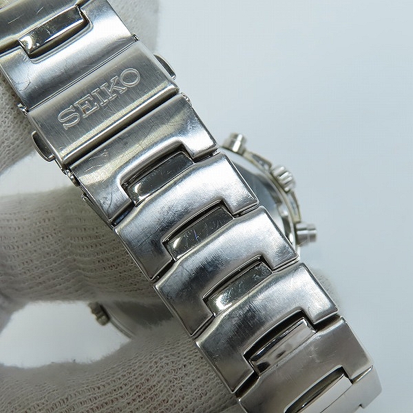 実際に弊社で買取させて頂いたSEIKO/セイコー クロノグラフ 腕時計/ウォッチ 7T92-0EZ0の画像 5枚目