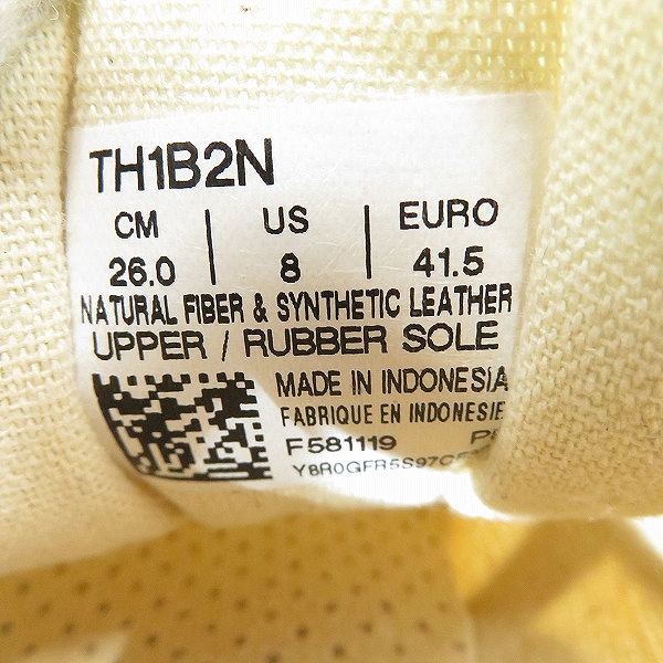 実際に弊社で買取させて頂いたOnitsuka Tiger/オニツカタイガー MEXICO66 スリッポン TH1B2N/26の画像 5枚目