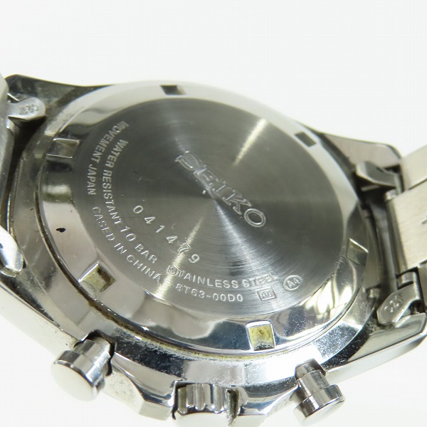 実際に弊社で買取させて頂いたSEIKO /セイコー スピリット クロノグラフ メンズ クォーツ SBTR013/8T63-00DOの画像 4枚目