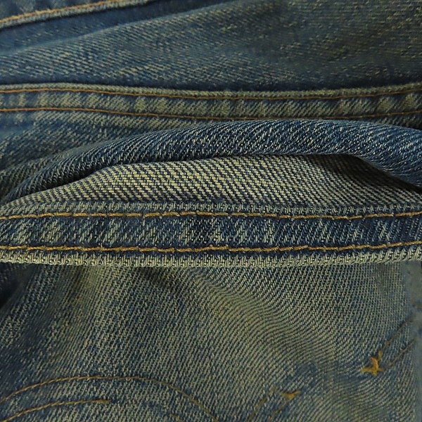 実際に弊社で買取させて頂いたLEVI S/リーバイス 505 ヴィンテージ 刻印5 42TALONジップ シングルステッチ デニムパンツの画像 5枚目