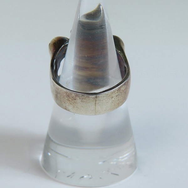 実際に弊社で買取させて頂いたCRAZY PIG/クレイジーピッグ ヘビー フレアーデリス フラットトップ リング/指輪 16号の画像 4枚目