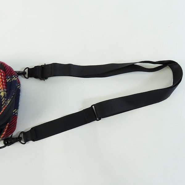 実際に弊社で買取させて頂いたJUNYA WATANABE MAN COMME des GARCONS×PORTER/コムデギャルソン×ポーター チェック柄 ショルダーポーチの画像 7枚目