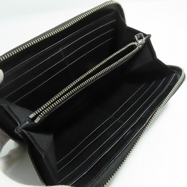 実際に弊社で買取させて頂いたBURBERRY/バーバリー 長財布 ロゴプリント レザー ロングウォレット ラウンドジップ 8009211の画像 3枚目