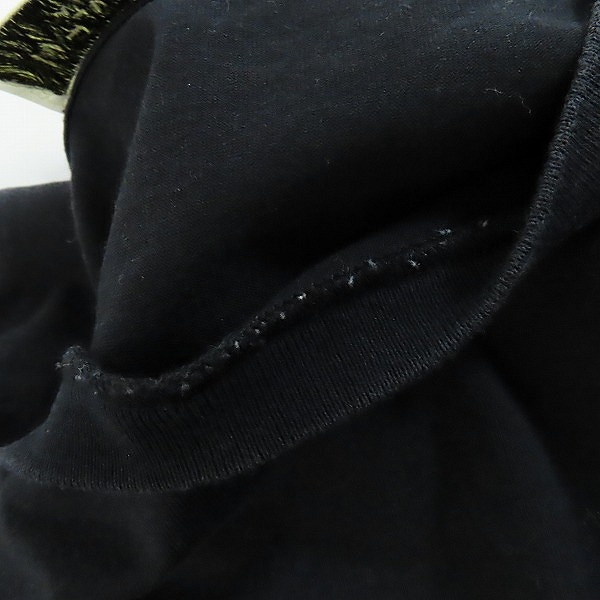 実際に弊社で買取させて頂いた【JPタグ】Saint laurent paris/サンローランパリ ミニロゴ 半袖 Tシャツ/カットソー ブラック/黒 464572 YB2DQ/Sの画像 7枚目