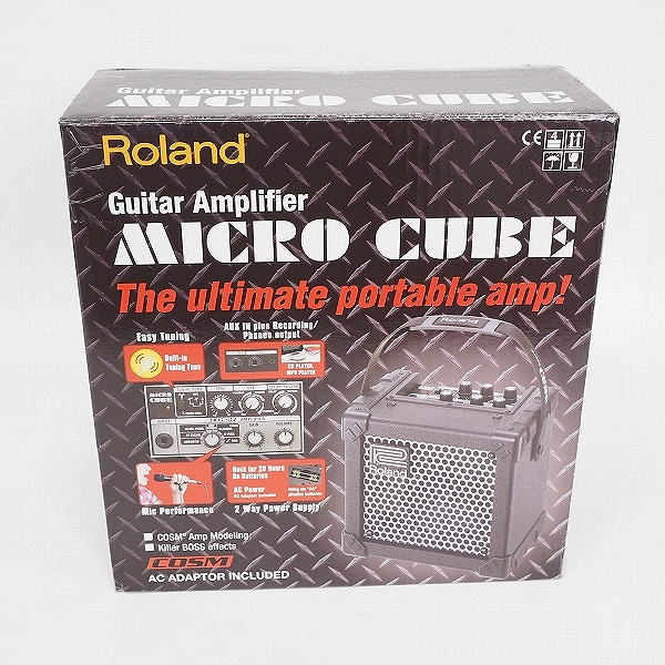 実際に弊社で買取させて頂いたRoland/ローランド MICRO CUBE マイクロキューブ ギターコンボアンプ ACアダプター付【動作確認済み】の画像 8枚目