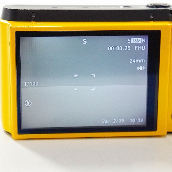 実際に弊社で買取させて頂いたCASIO/カシオ EXILIM EX-ZR1100 イエロー コンパクトデジタルカメラ 簡易動作確認済みの画像 6枚目
