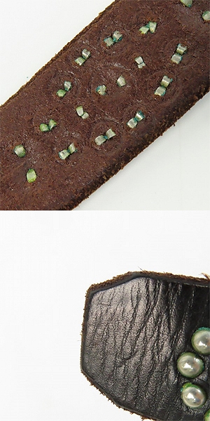 実際に弊社で買取させて頂いたHTC/Hollywood Trading Company/エイチティーシー キッズ スタッズ/コンチョ ベルト 60の画像 9枚目