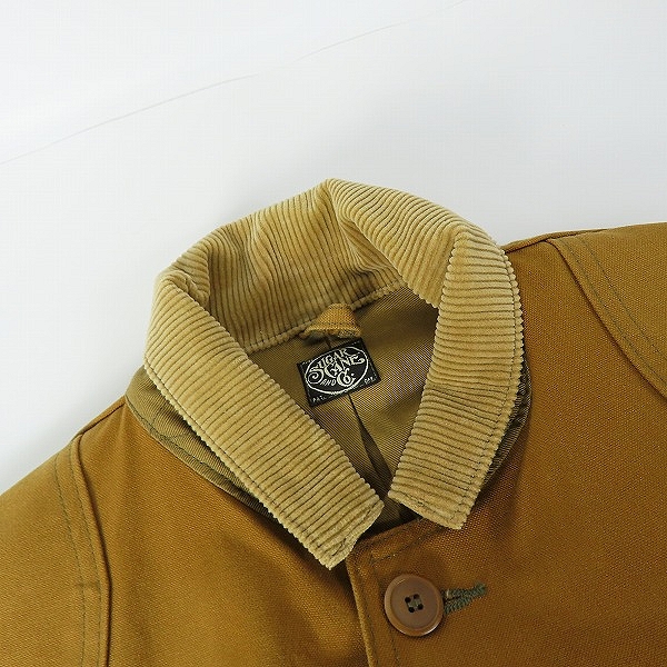 実際に弊社で買取させて頂いたSUGAR CANE/シュガーケーン 襟コーデュロイ ジャケット/40の画像 5枚目