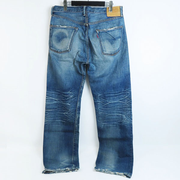 実際に弊社で買取させて頂いたLEVI'S/リーバイス 1955モデル 復刻 501XX 日本製 赤耳 デニムパンツ 55501 /W36 L36の画像 1枚目